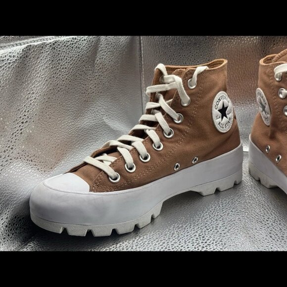 Size 8.5 - Converse Chuck‎ Taylor All Star Lugged Mineral Clay A02565C Women's - Picture 5 of 12